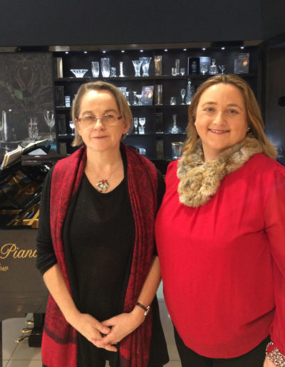 Valerie Leahy and Marian Ingoldsby at House of Waterford Crystal concert 2018